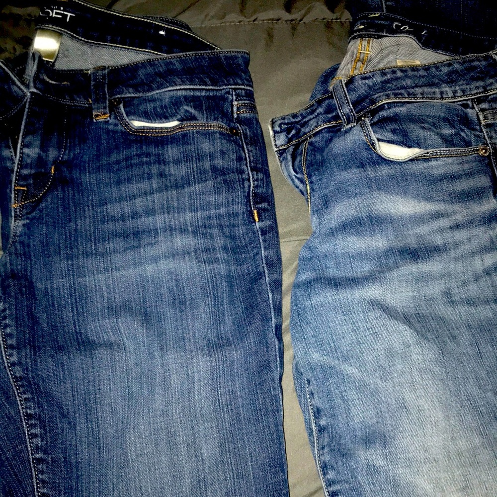 American Eagle and Loft jeans